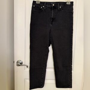 Madewell Women's Black Straight Leg Jeans